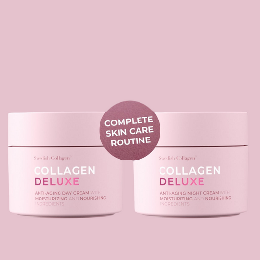 SWEDISH COLLAGEN DELUX ANTI- AGING DAY + NIGHT CREAM - BUNDLE